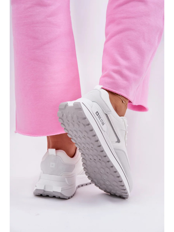BIG STAR SHOES Γυναικεία αθλητικά παπούτσια Big Star HI-POLY SYSTEM – λευκά
