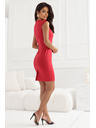 numoco Κλασικό εφαρμοστό φόρεμα σε κόκκινο χρώμα