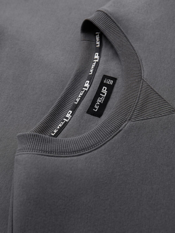 Ombre Clothing Unisex κλασικό φούτερ με στρογγυλή λαιμόκοψη - γκρι