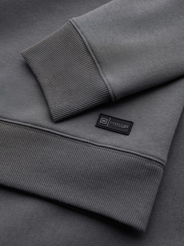 Ombre Clothing Unisex κλασικό φούτερ με στρογγυλή λαιμόκοψη - γκρι