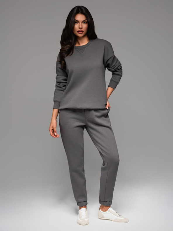 Ombre Clothing Unisex κλασικό φούτερ με στρογγυλή λαιμόκοψη - γκρι