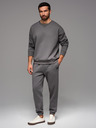 Ombre Clothing Unisex κλασικό φούτερ με στρογγυλή λαιμόκοψη - γκρι