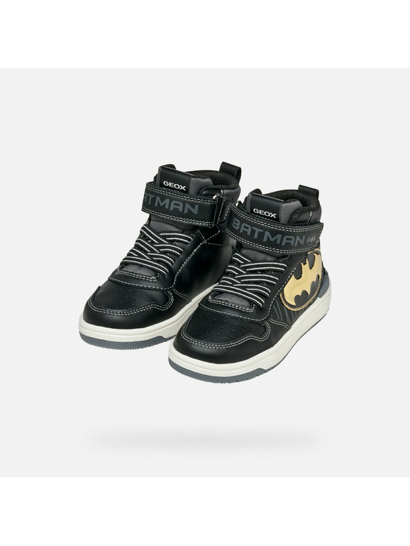 Geox Μαύρα αγορίστικα αθλητικά παπούτσια Geox Washiba