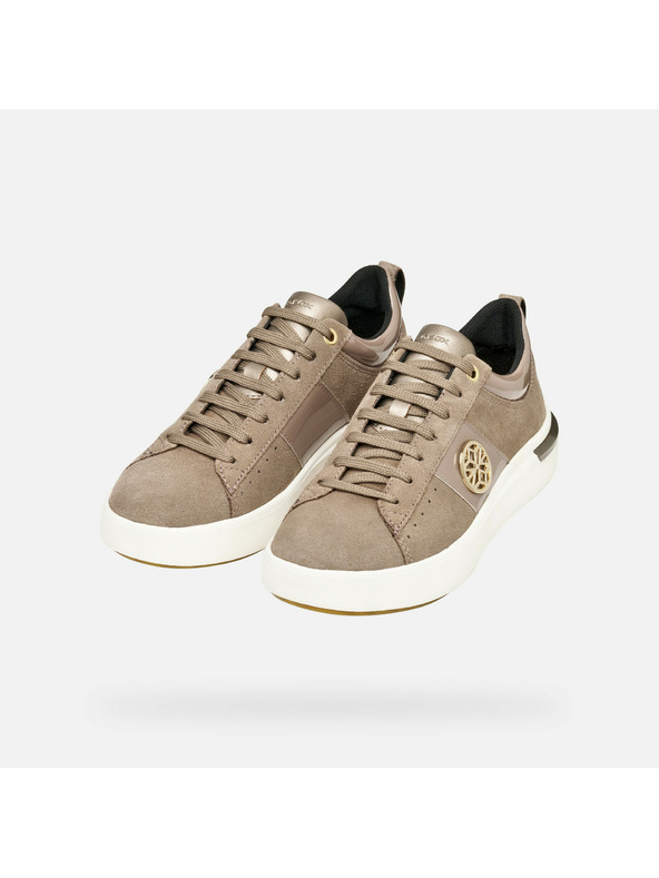 Geox Μπεζ γυναικεία αθλητικά παπούτσια Geox Dalyla