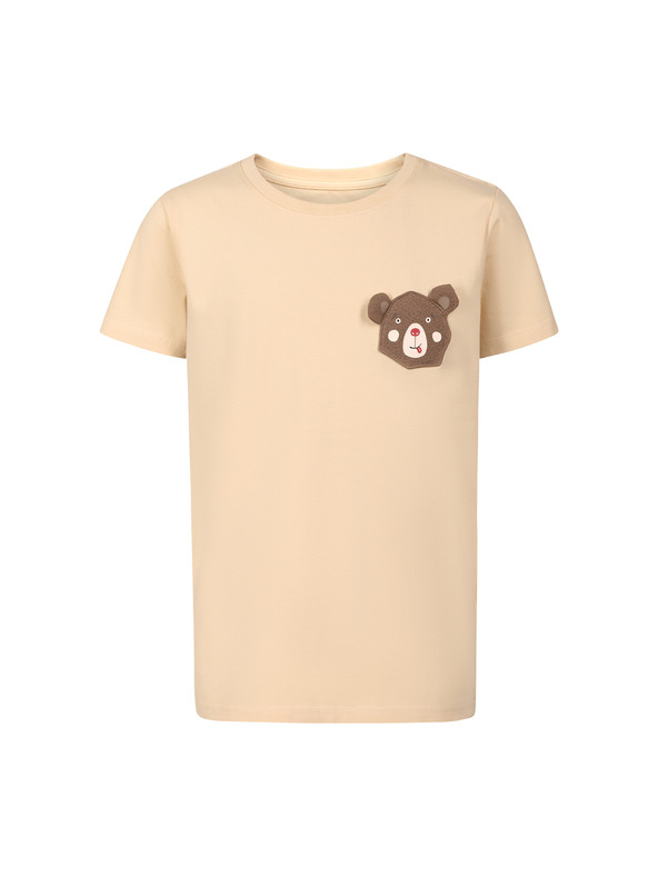 NAX Παιδικό βαμβακερό μπλουζάκι nax NAX OMESO semolina