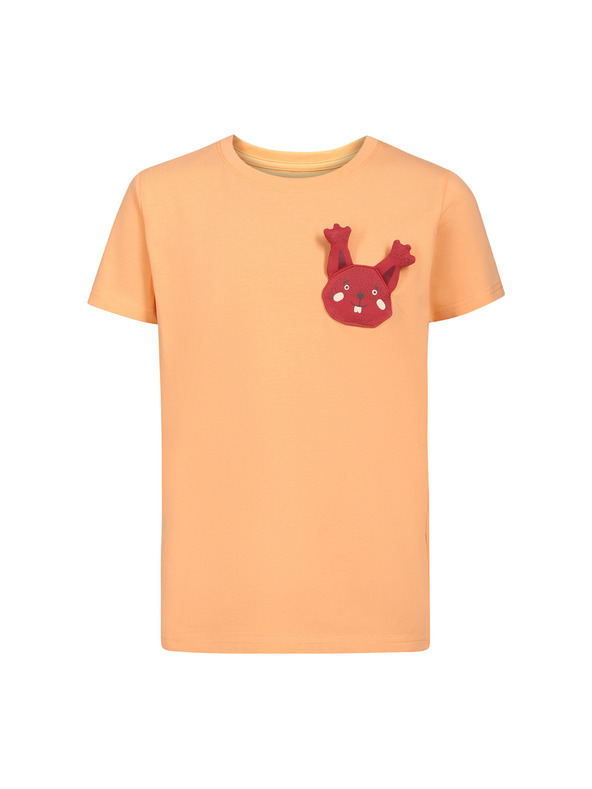NAX Παιδικό βαμβακερό μπλουζάκι nax NAX OMESO peach