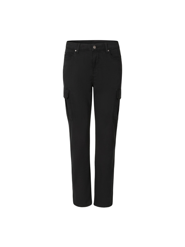 ALPINE PRO Γυναικείο βαμβακερό παντελόνι με τσέπες ALPINE PRO KALLA black
