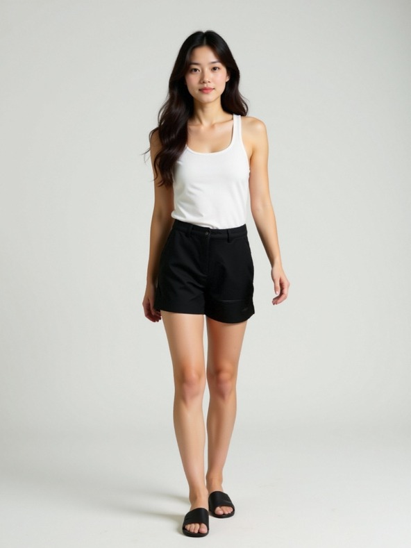 ALPINE PRO Γυναικείο μαλακό σορτς ALPINE PRO BAKA μαύρο