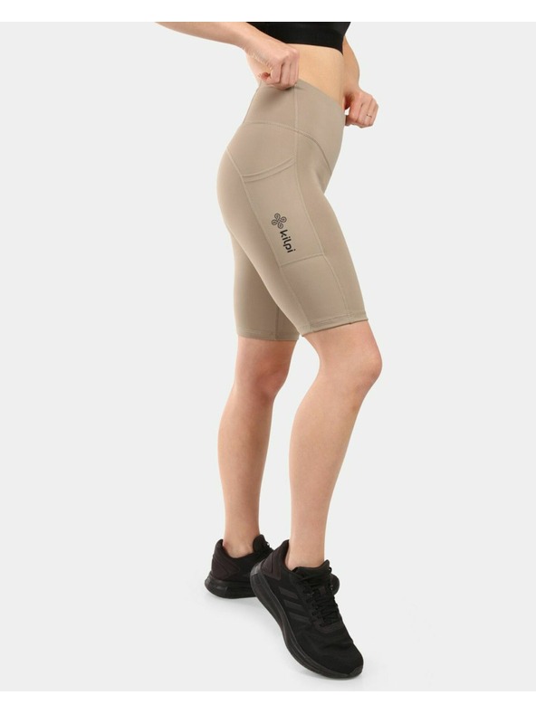 Kilpi Γυναικείο κοντό κολάν Kilpi ARTEMI-W με λειτουργία OPTI-DRY Χακί