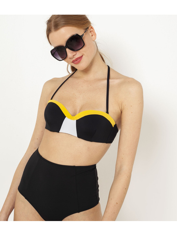 CAMAIEU Μαύρο πάνω μέρος μαγιό CAMAIEU