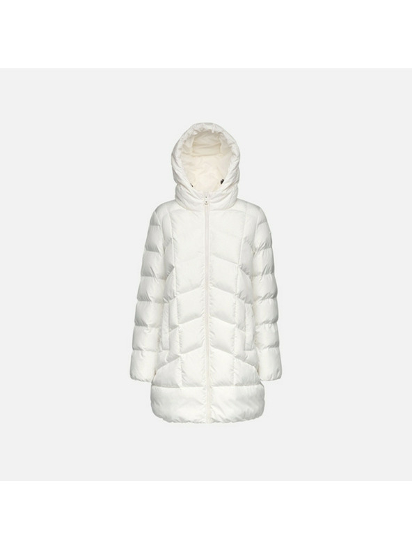 Geox Κρεμώδες γυναικείο μπουφάν Geox Anylla