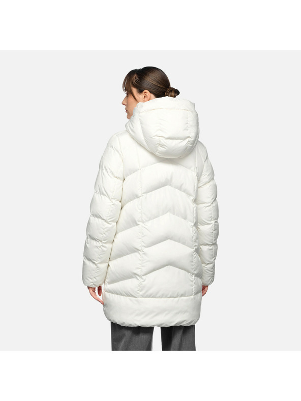 Geox Κρεμώδες γυναικείο μπουφάν Geox Anylla