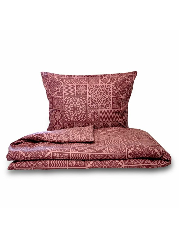Kvalitex Παρατεταμένα βαμβακερά σετ κλινοσκεπάσματα renforcé 140x220, 70x90cm TOKYO μπορντό