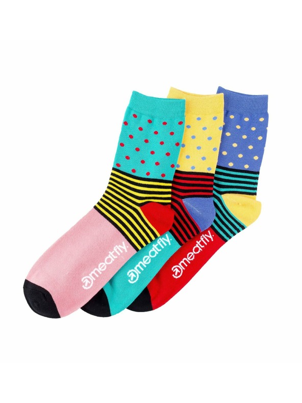 Meatfly Meatfly γυναικείες κάλτσες Stripes Dot Gift Pack | Πολύχρωμο | Μέγεθος