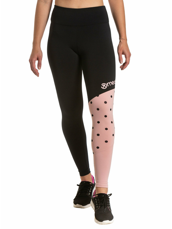 Meatfly Meatfly Women's Leggings Arabel Pink/Black | Black | Size