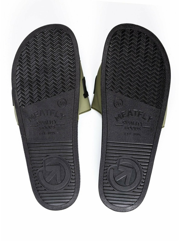 Meatfly Meatfly ανδρικές παντόφλες Hudson 3D Olive | Πράσινο | Μέγεθος