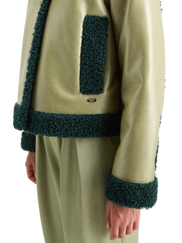 Scotch & Soda Scotch & Soda Γυναικείο δερμάτινο μπουφάν