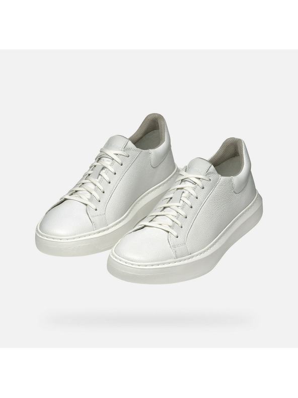 Geox Λευκά ανδρικά αθλητικά παπούτσια Geox Deiven