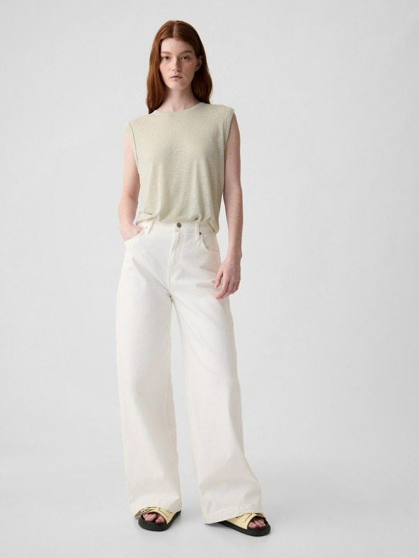 GAP Λινό αμάνικο τοπ GAP