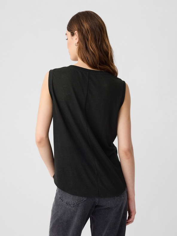 GAP Linen Top without Sleeves GAP