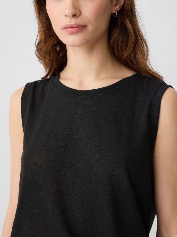 GAP Linen Top without Sleeves GAP