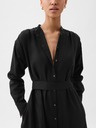 GAP Oversized λινό πουκαμίσιο φόρεμα GAP