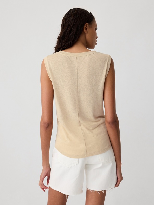 GAP Linen Top without Sleeves GAP