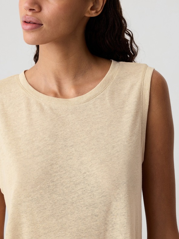 GAP Linen Top without Sleeves GAP