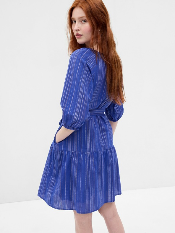 GAP Κοντό μουσελίνα φόρεμα GAP