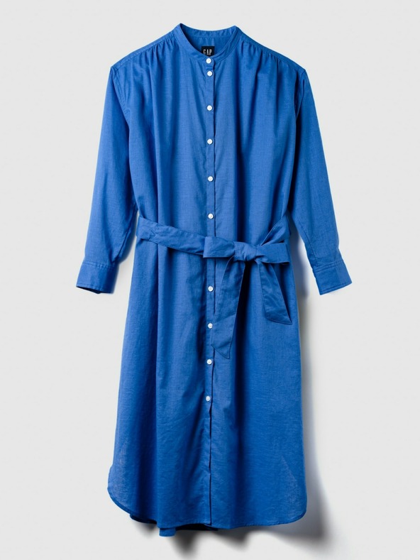 GAP Linen Shirt Midi Dress GAP