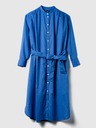 GAP Linen Shirt Midi Dress GAP