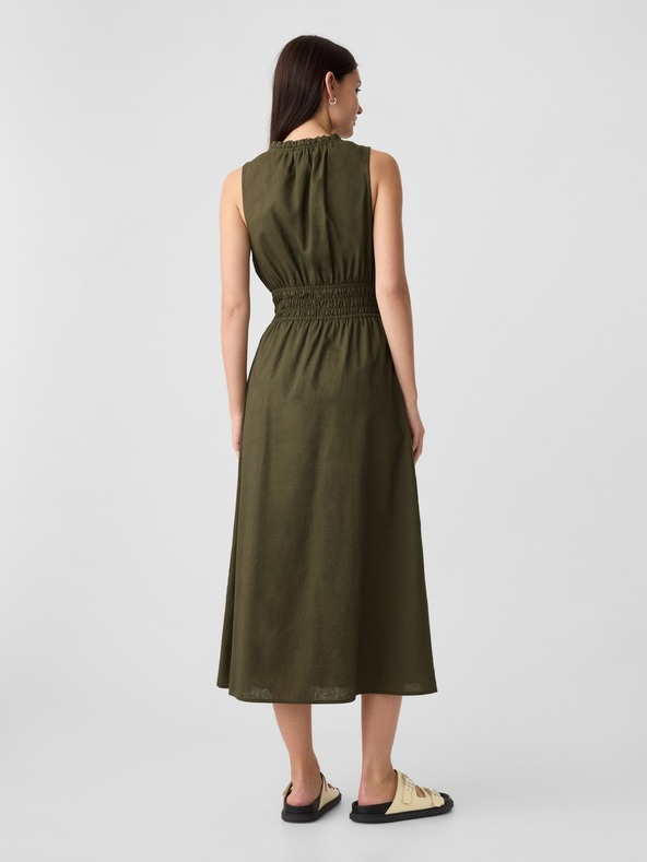 GAP Λινό μάξι φόρεμα GAP