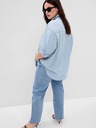GAP Chambray Oversized πουκάμισο Big Shirt GAP