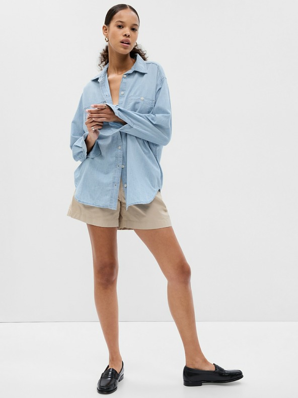 GAP Chambray Oversized πουκάμισο Big Shirt GAP