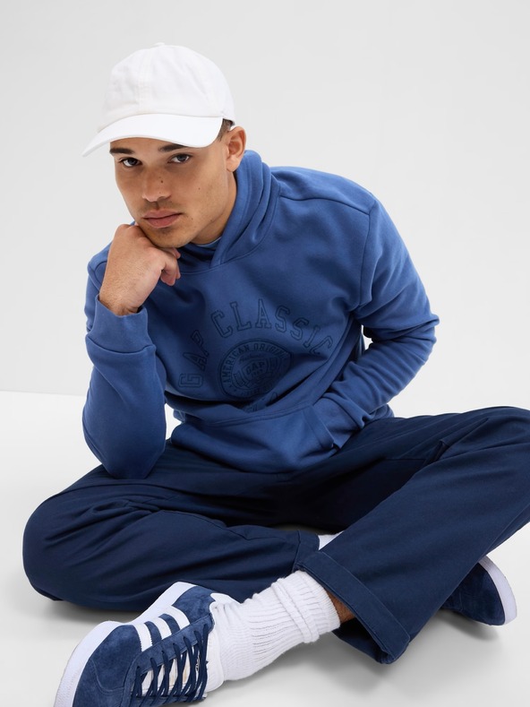 GAP Φούτερ με λογότυπο και fleece επένδυση GAP