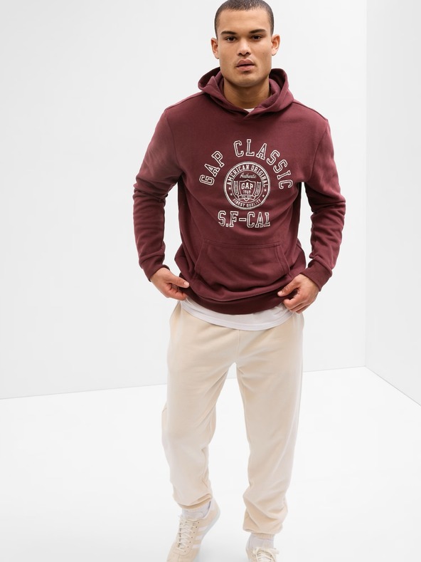 GAP Φούτερ με λογότυπο και fleece επένδυση GAP