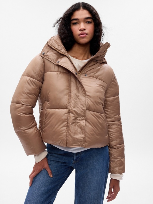 GAP Winter cropped quilted jacket PrimaLoft® GAP