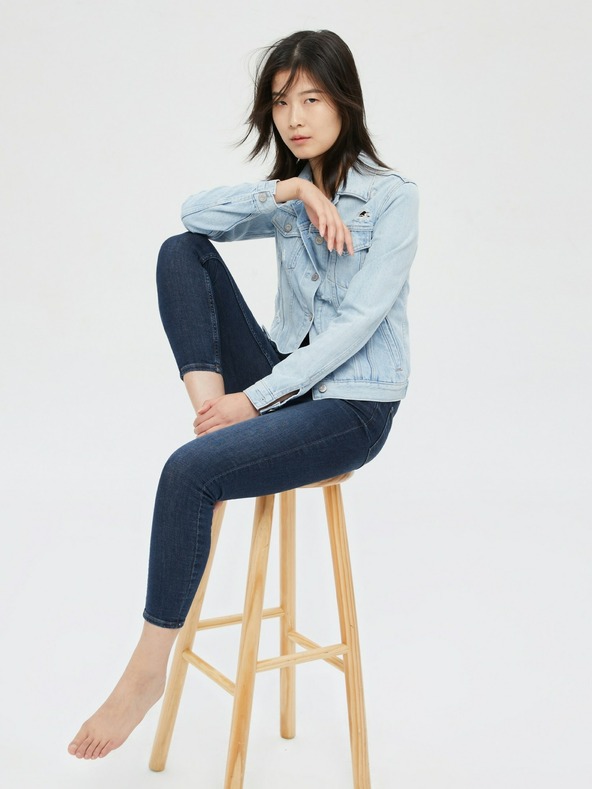 GAP Τζιν High Rise Universal Legging Washwell GAP
