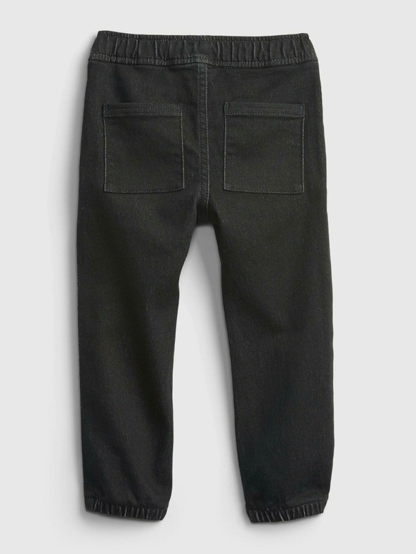 GAP Βρεφικό τζιν black joggers GAP