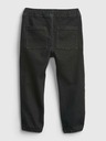 GAP Βρεφικό τζιν black joggers GAP