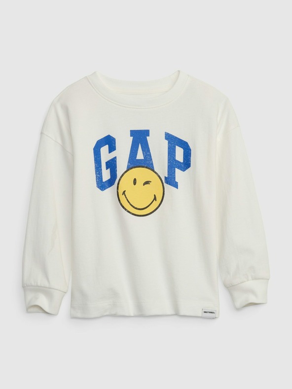 GAP Βρεφικό μπλουζάκι Gap × SmileyWorld® GAP