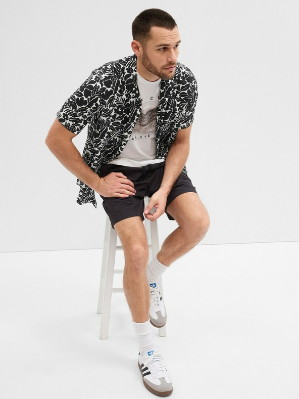 GAP Λινό μοτίβο πουκάμισο GAP