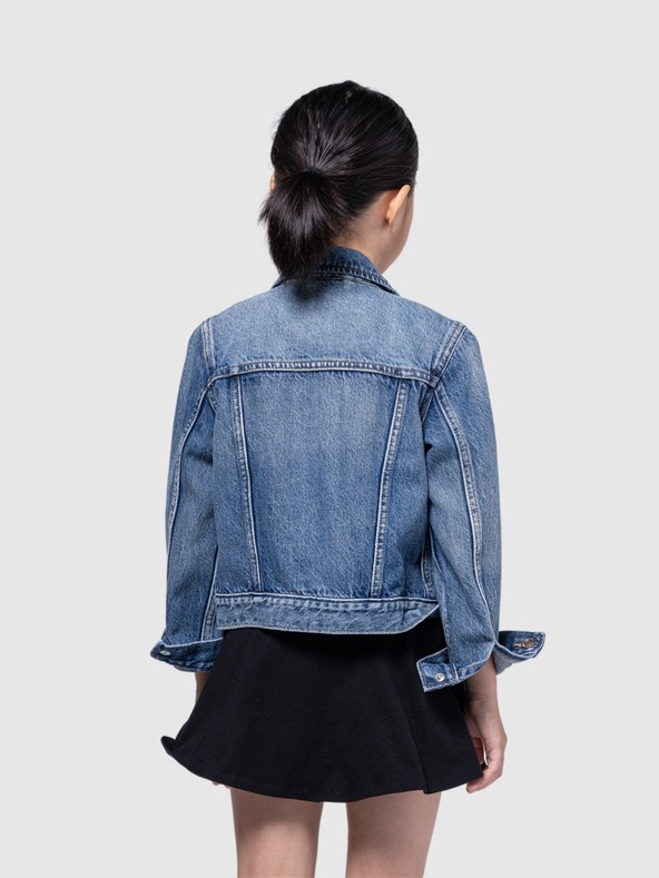 GAP Παιδικό κοντό τζιν μπουφάν GAP