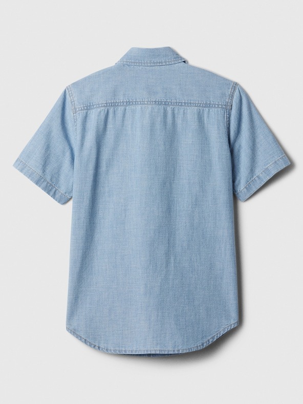 GAP Παιδικό chambray πουκάμισο GAP