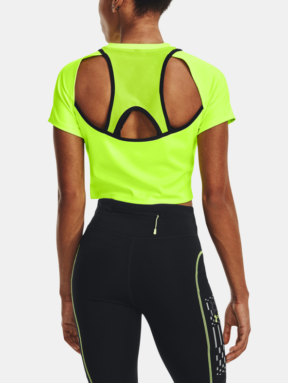 Under Armour Γυναικείο crop t-shirt Under Armour UA Run Anywhere Crop SS