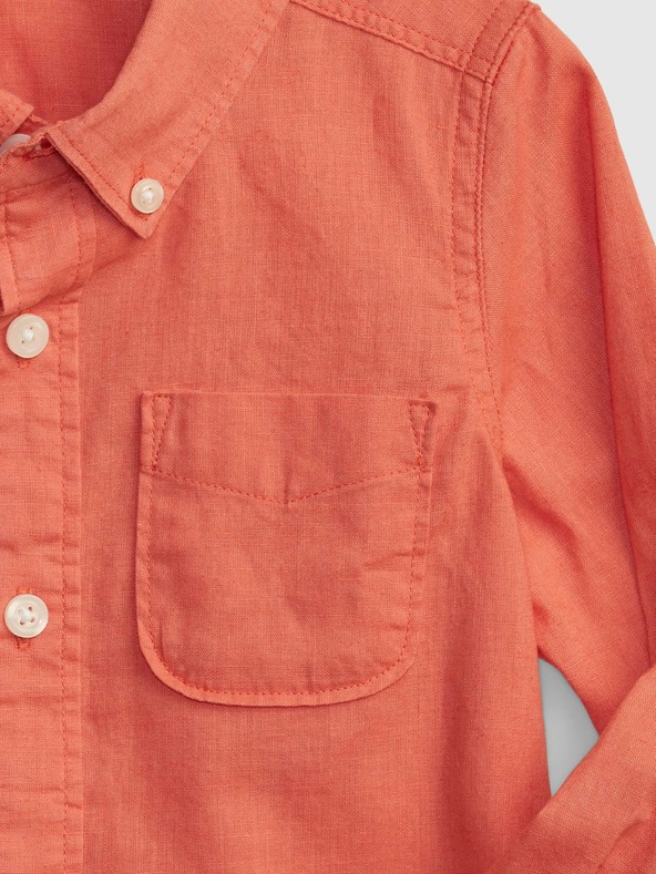 GAP Παιδικό λινό πουκάμισο Gap