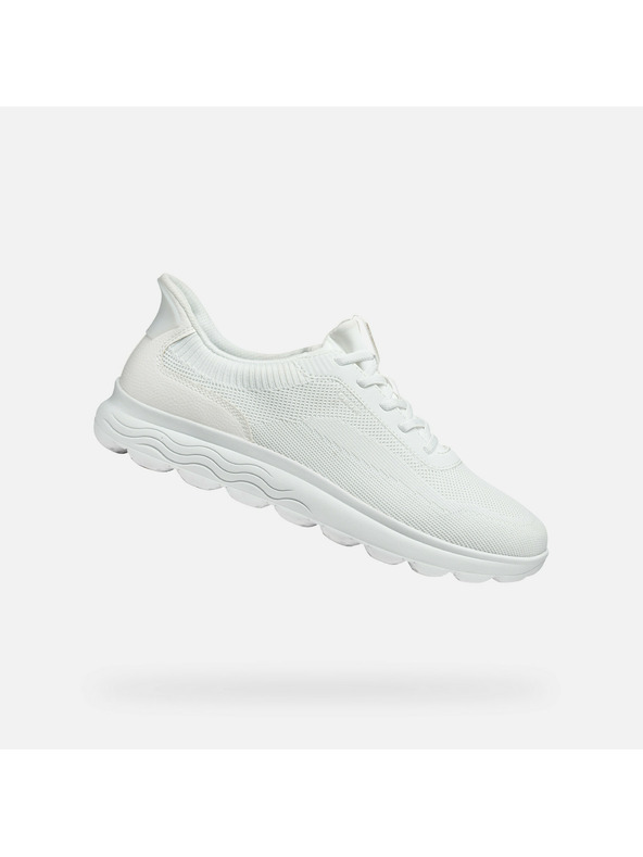 Geox Ανδρικά λευκά Geox Spherica Plus αθλητικά παπούτσια