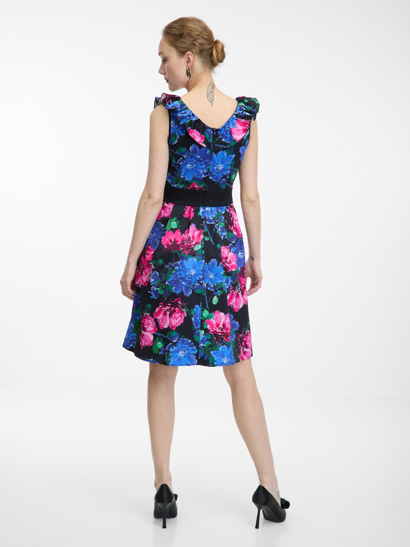 Orsay Ροζ και μπλε γυναικείο φλοράλ φόρεμα ORSAY