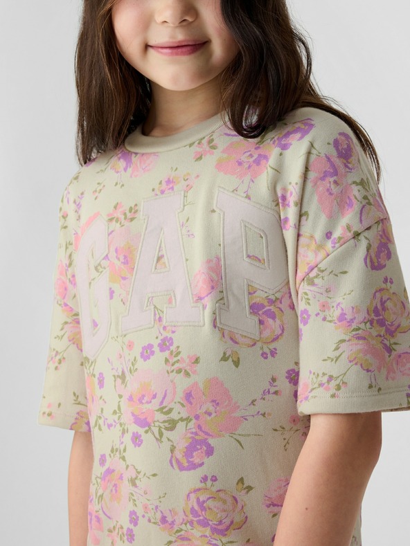 GAP Παιδικό φόρεμα με oversized λογότυπο GAP