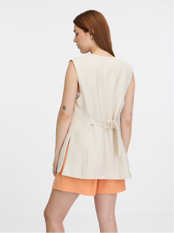 Orsay Μπεζ γυναικείο γιλέκο ORSAY